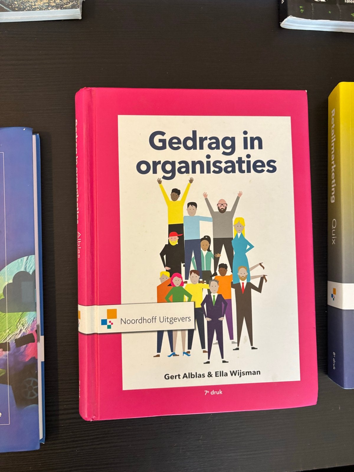 Gedrag in organisaties - 7e druk, Ophalen of Verzenden, Gamma, Zo goed als nieuw, HBO