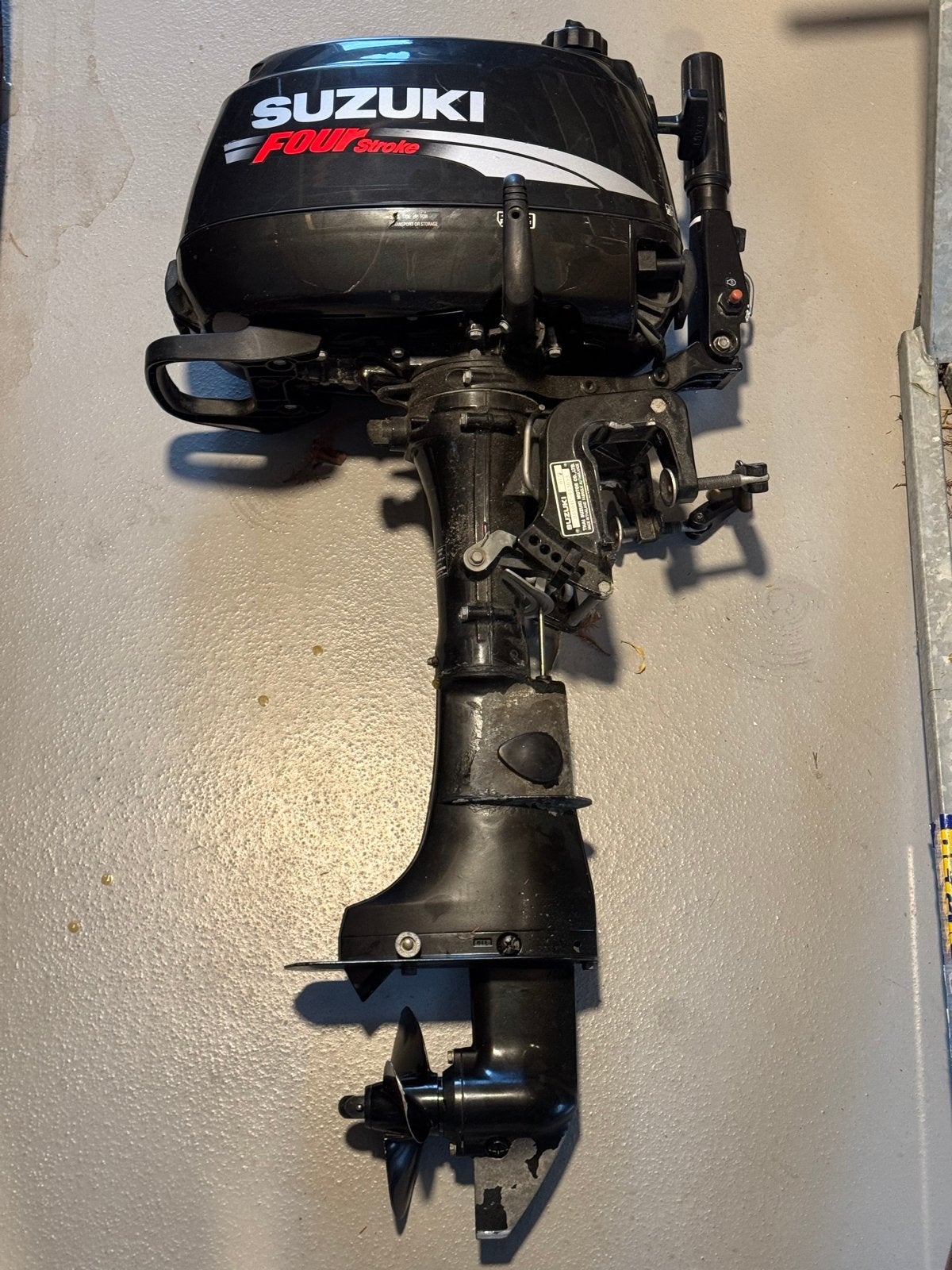 Suzuki buitenboordmotor 5 pk - 4 takt, Ophalen, Gebruikt, 5 tot 10 pk, Viertaktmotor