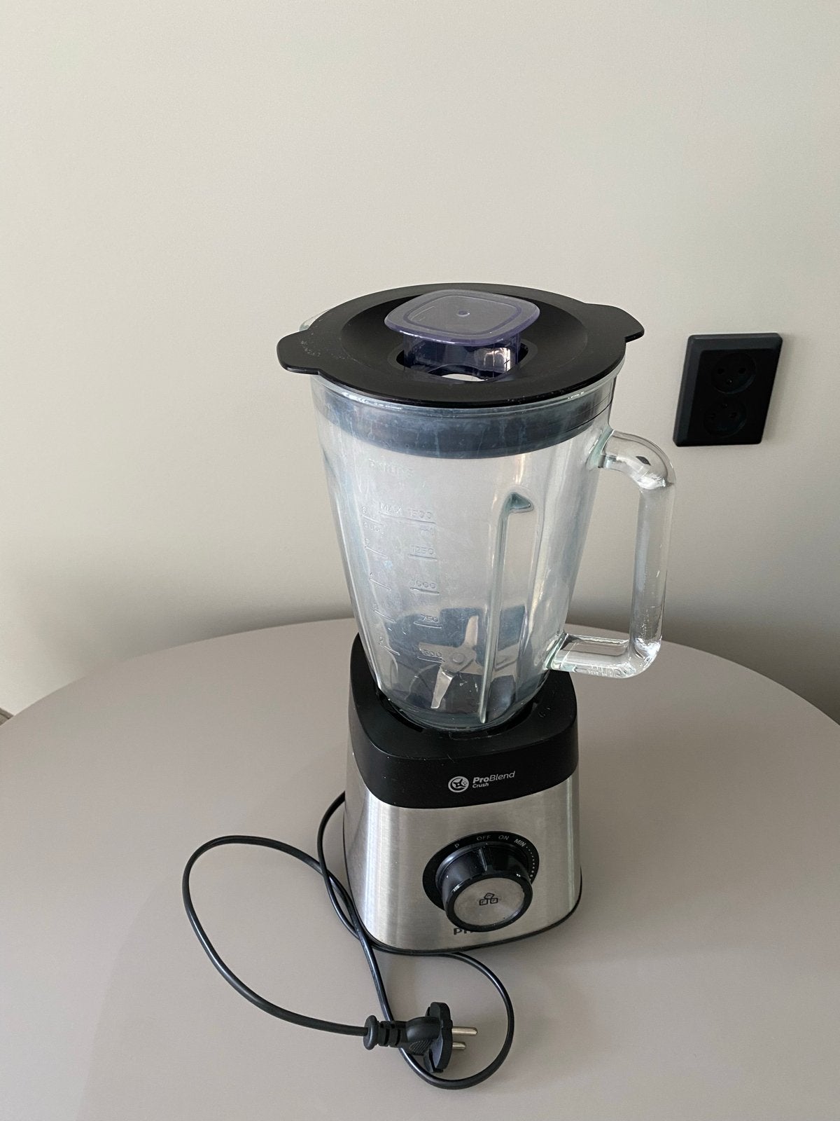 Philips HR2097/00 Blender - Zilver/Zwart, Witgoed en Apparatuur, Blenders, Gebruikt, Blender, Ophalen of Verzenden