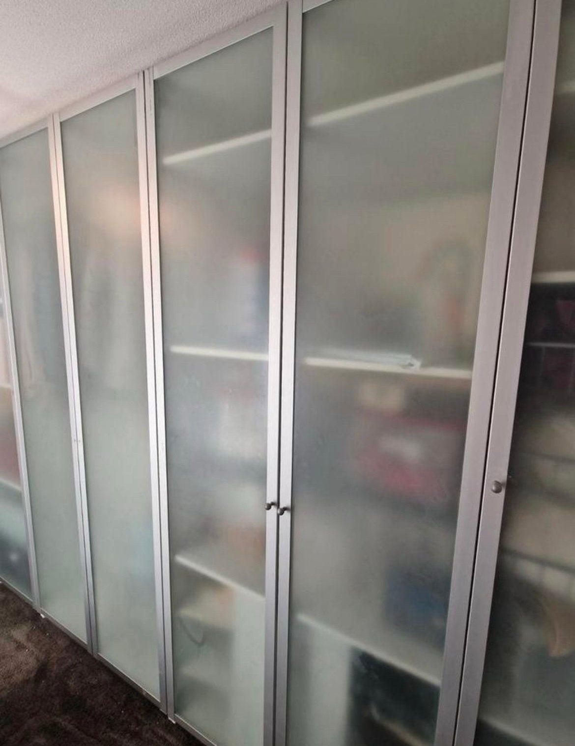 Matglas pax kast deuren, 200 cm of meer, Zo goed als nieuw, 50 tot 75 cm, 50 tot 100 cm