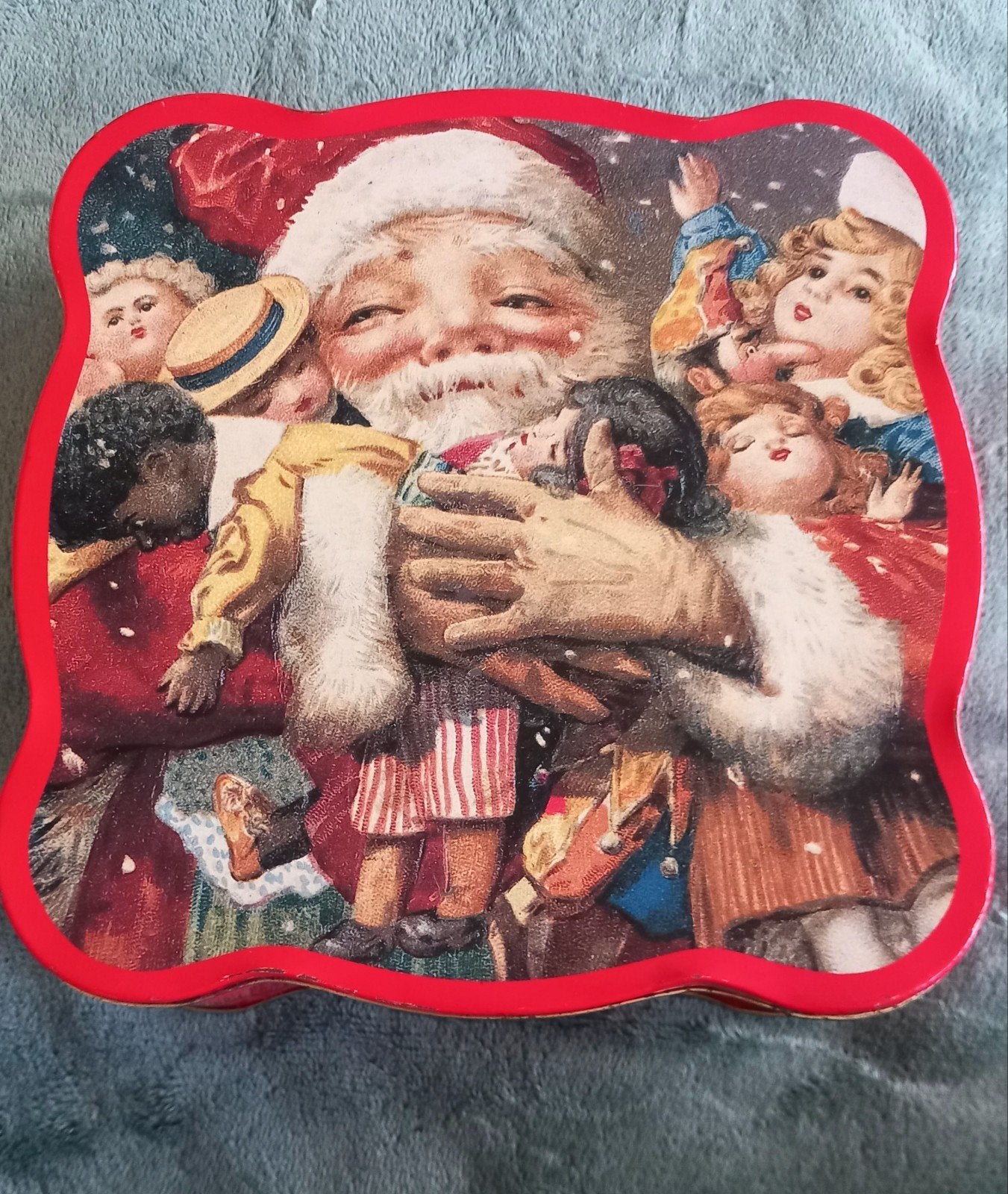 Kerstblik voor lekkernijen Kerstmis  Kerstbal Haakjes Access, Diversen, Ophalen of Verzenden, Gebruikt