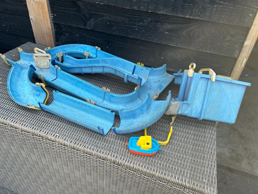 Waterbaan Aquaplay met bootje, Ophalen of Verzenden, Gebruikt