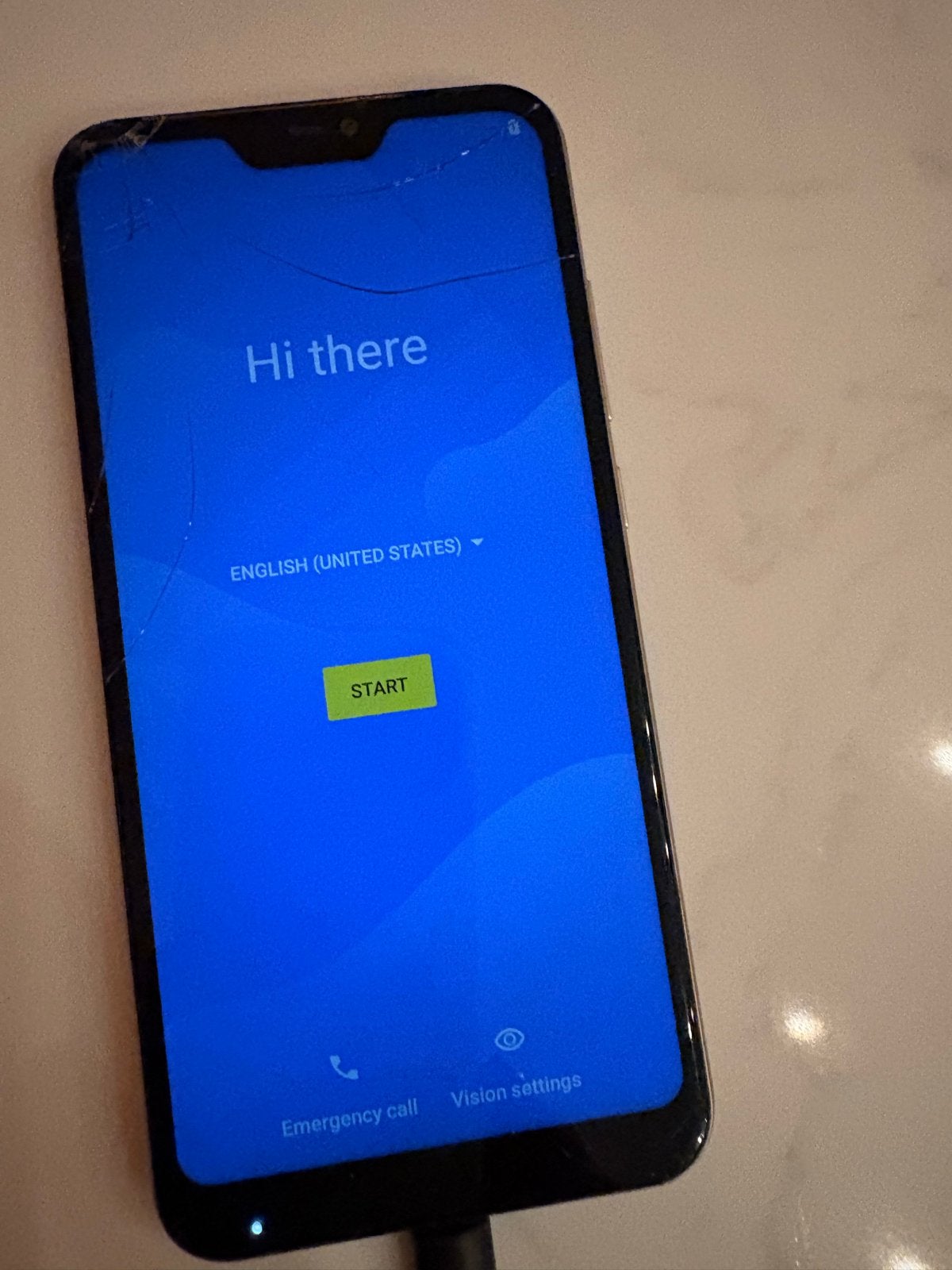 Xiaomi Mi A2 Lite - Brons - Gebarsten scherm, Telecommunicatie, Gebruikt, Overige modellen, Ophalen of Verzenden, Zonder simlock