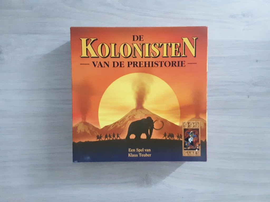spel de Kolonisten van de prehistorie, Hobby en Vrije tijd, Drie of vier spelers, Ophalen of Verzenden, Zo goed als nieuw