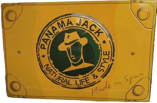Panama Jack gebold bord, Ophalen of Verzenden, Zo goed als nieuw, Reclamebord