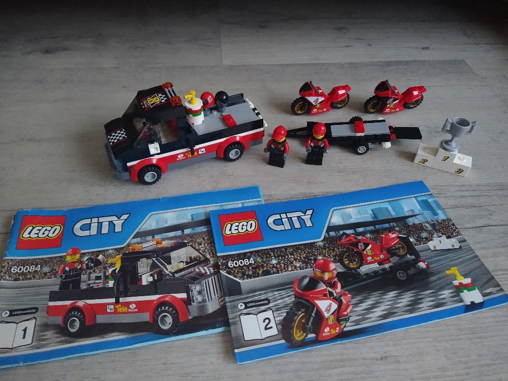 Lego City 60084 Race motoren transport Raceteam, Compleet, City, Lego, Ophalen of Verzenden