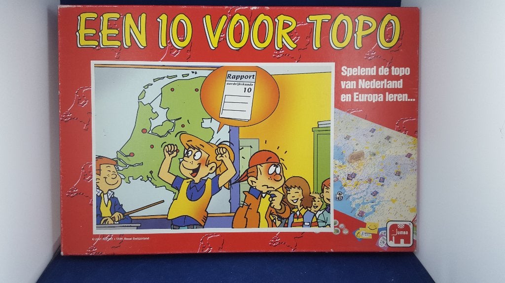 Een 10 voor Topo bordspel, Jumbo. Compleet. 6C9, Tweedehands verkoop, Tweedehands verkoop, Gebruikt, Ophalen of Verzenden