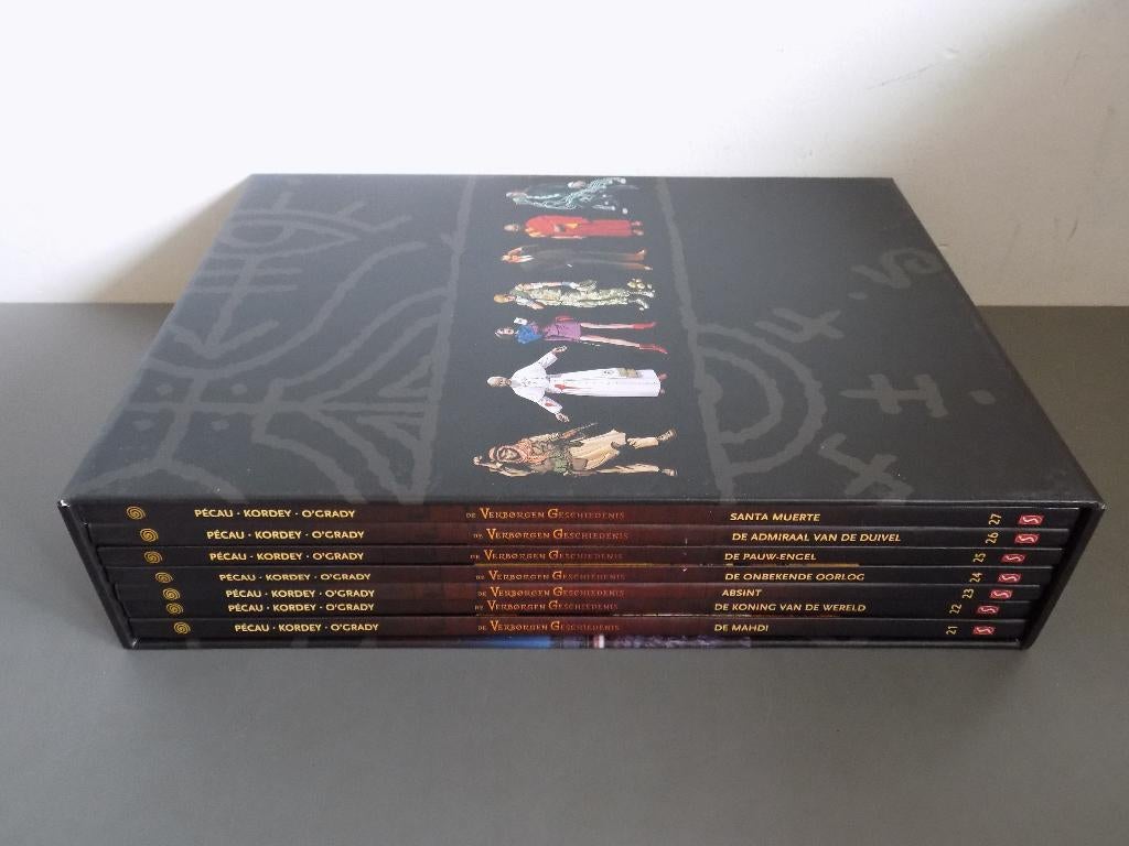 De verborgen geschiedenis ~ Complete HC's 1 t/m 32 + 5 Box'n, Complete serie of reeks, Ophalen of Verzenden, Zo goed als nieuw