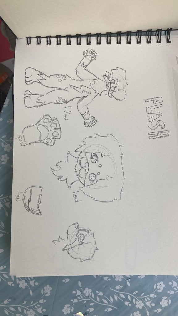 Ontwerp: Paws, staart en poten voor fursuit, Hobby en Vrije tijd, Verzenden, Nieuw