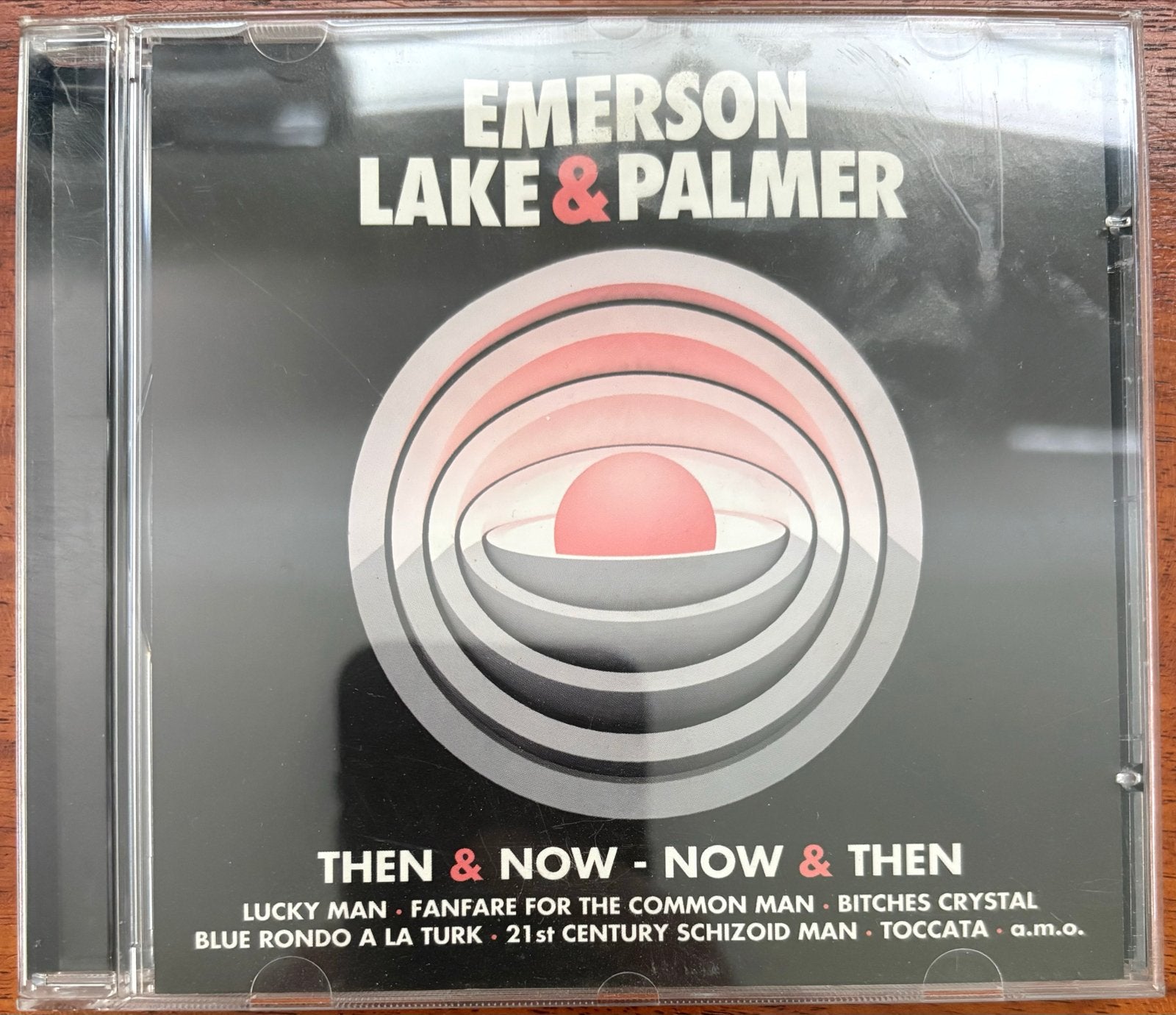 Emerson Lake & Palmer - Then & Now - Now & Then CD, Ophalen of Verzenden, Gebruikt, Rock, Album