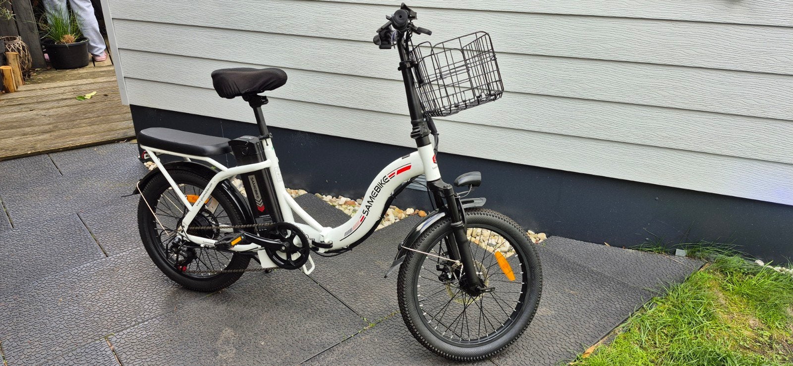 Samebike CY20 350w Vouwfiets - Als nieuw, compleet met extra, Nieuw, Minder dan 47 cm, 50 km per accu of meer, Ophalen