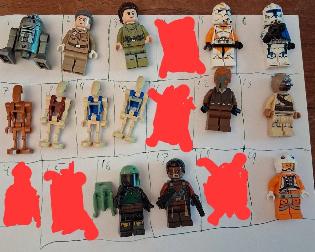 Lego Star Wars Minifigures, Star Wars, Lego, Ophalen of Verzenden, Zo goed als nieuw