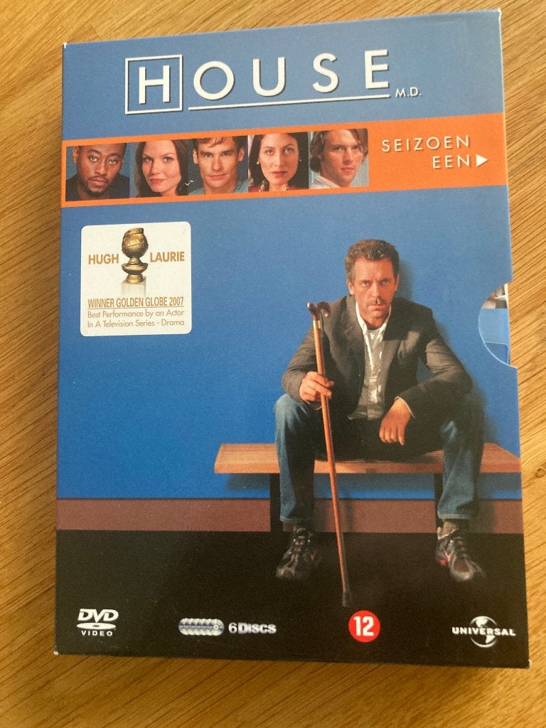 DVD box House Seizoen 1, Engels, Seizoen 1, Nederlands, Ophalen of Verzenden