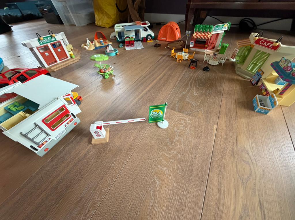 Playmobil camping  camper caravan vakantie heel veel!, Ophalen of Verzenden