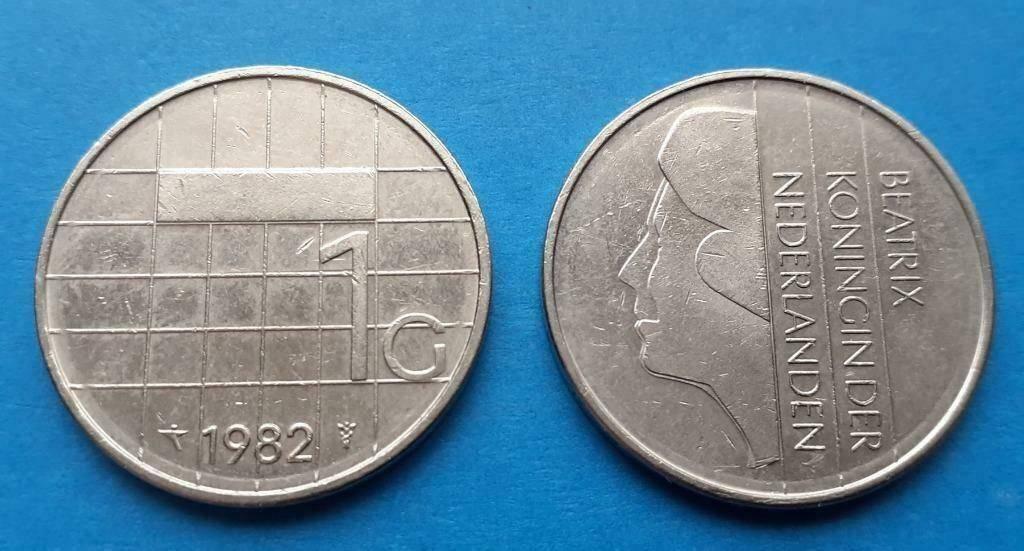 1 Gulden 1982 - Beatrix, Postzegels en Munten, Munten | Nederland, Losse munt, 1 gulden, Koningin Beatrix, Verzenden