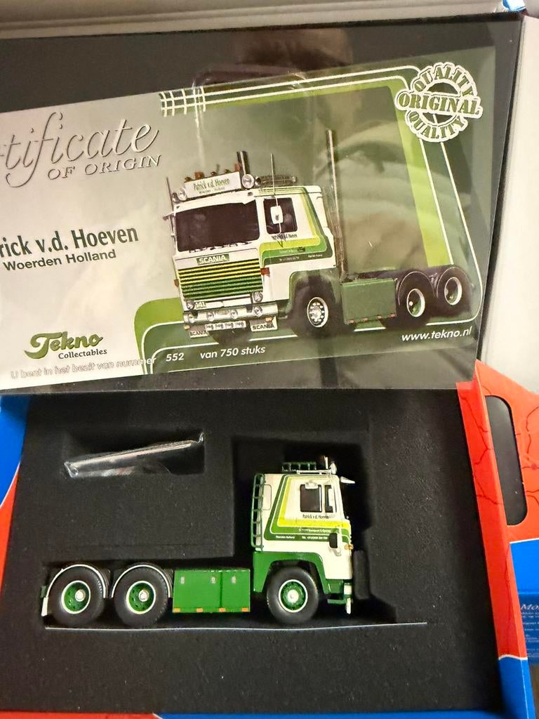 Scania 141 tekno HOEVEN, Ophalen of Verzenden, Zo goed als nieuw, Bus of Vrachtwagen, Tekno
