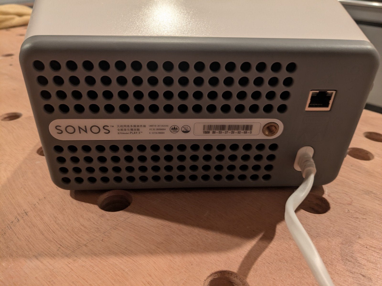 Sonos Play:3 - Compacte en krachtige slimme speaker, Audio, Tv en Foto, Slimme speaker, WiFi, Ophalen of Verzenden, Zo goed als nieuw