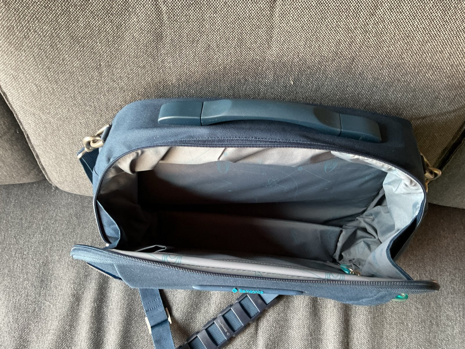 Samsonite cabine tas/koffertje met schouderriem, 40 tot 60 cm, 20 tot 30 cm, Blauw, Minder dan 35 cm