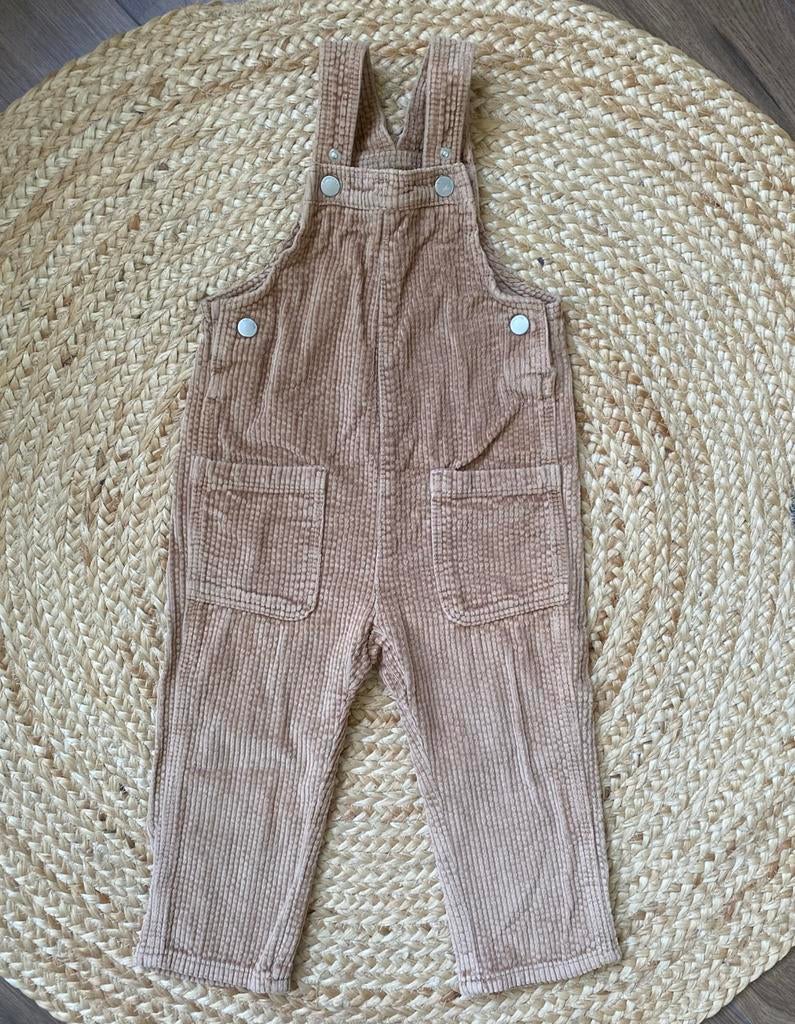 Tuinbroek rib corduroy HEMA maat 92, Kinderen en Baby's, Kinderkleding | Maat 92, Zo goed als nieuw, Jongen, Broek, Ophalen of Verzenden