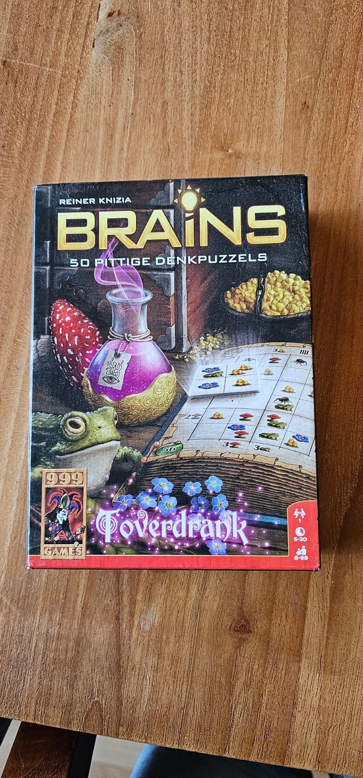 Brains Toverdrank: 50 Pittige DenkPuzzels, Hobby en Vrije tijd, Gezelschapsspellen | Bordspellen, Een of twee spelers, Ophalen of Verzenden