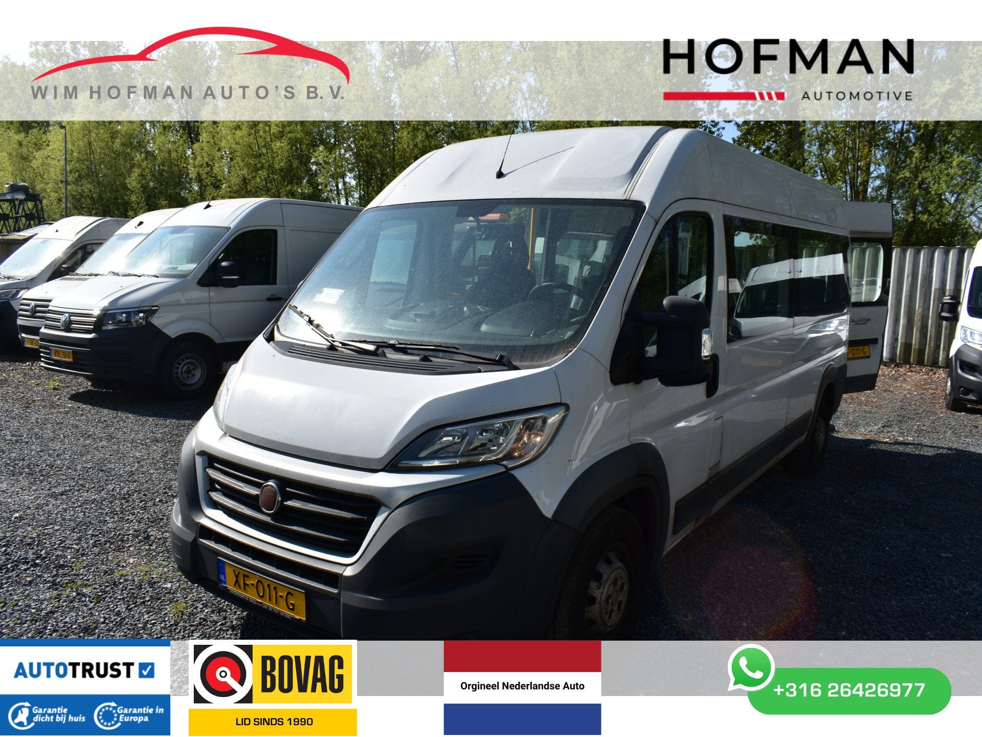 Fiat Ducato Combinato 35 2.3 MultiJet L3H2 Modular 9 persoon, Auto's, Fiat, Voorwielaandrijving, 313 €/maand, Gebruikt, 150 pk