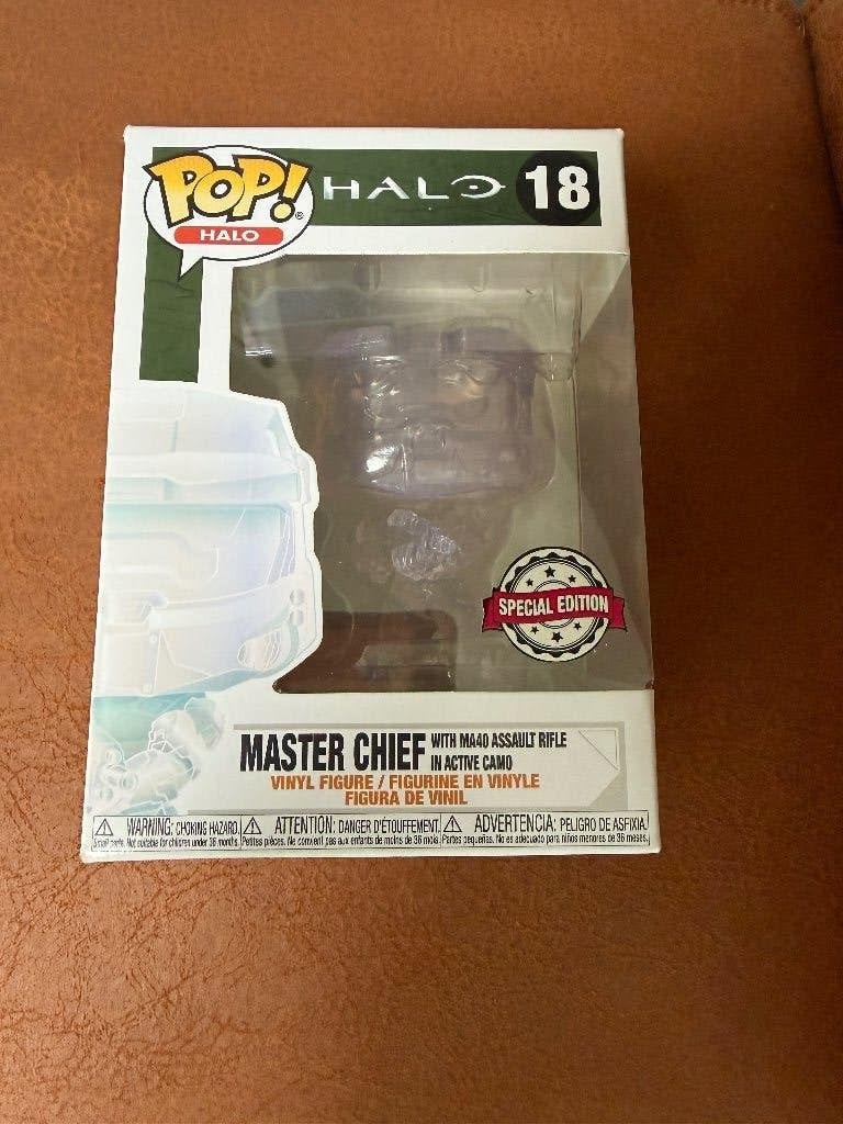 Funko Pop! Halo Infinite Master Chief Active Camo #18, Ophalen, Zo goed als nieuw