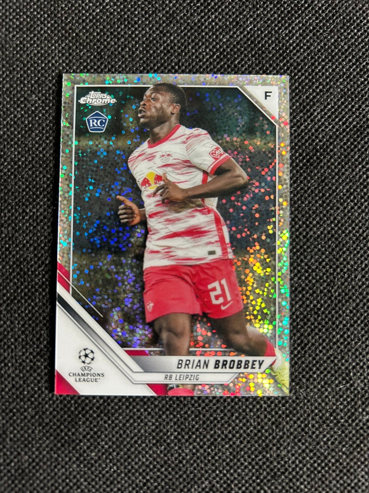 Brian Brobbey rookie speckle card, Ophalen of Verzenden, Zo goed als nieuw, Plaatje