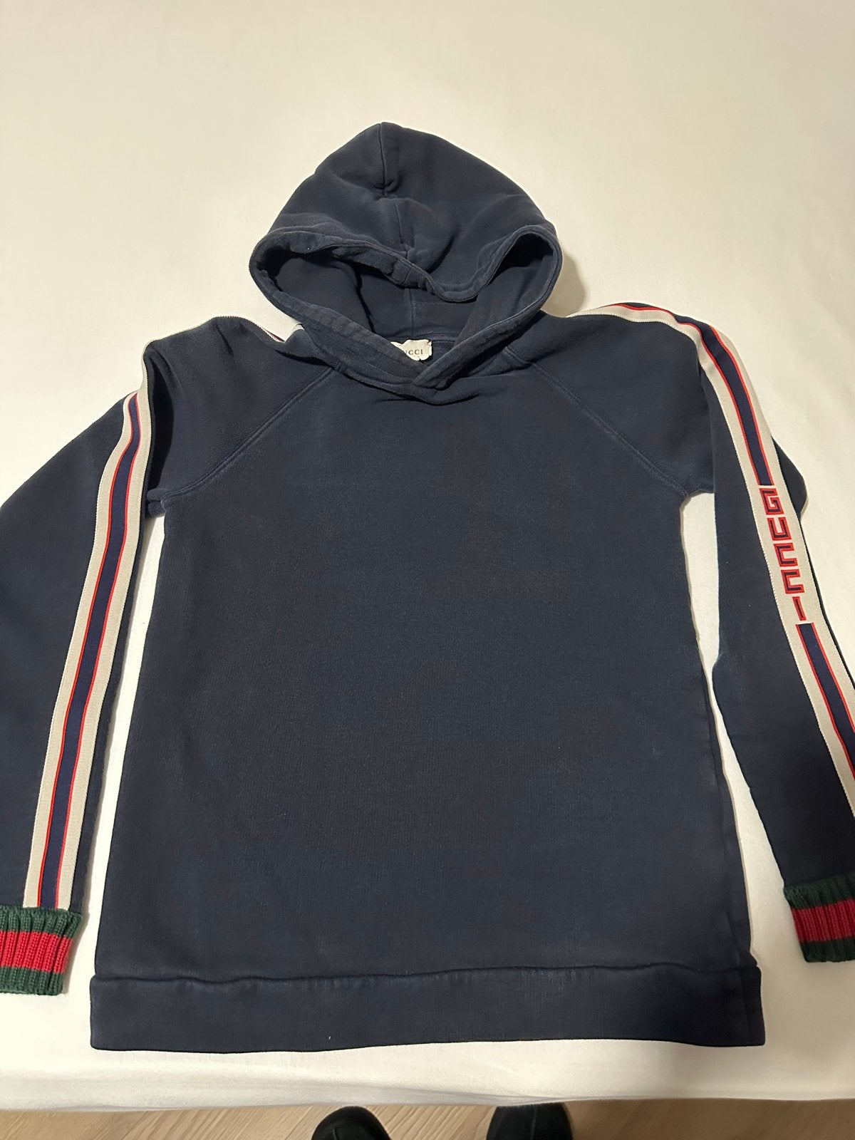 Gucci trui met capuchon - Maat 12 jaar, Ophalen of Verzenden, Gebruikt, Jongen of Meisje, Trui of Vest