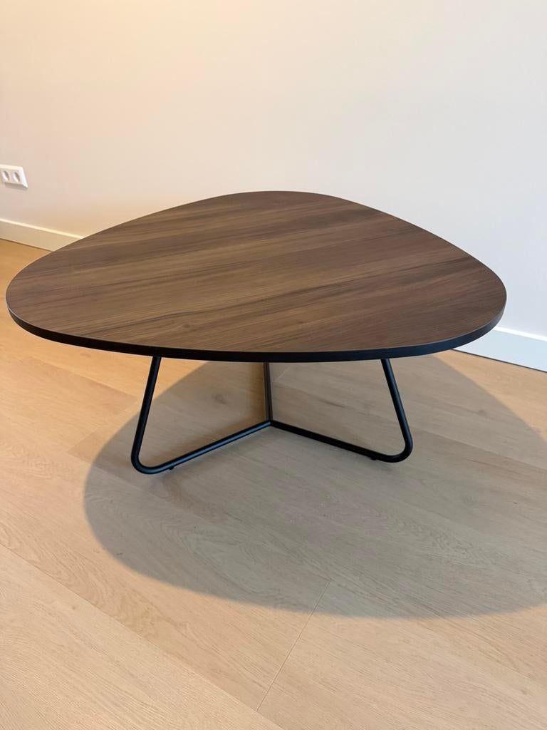 Walnoot salontafel (Nieuw), Ophalen, 50 tot 100 cm, 50 tot 100 cm, Zo goed als nieuw