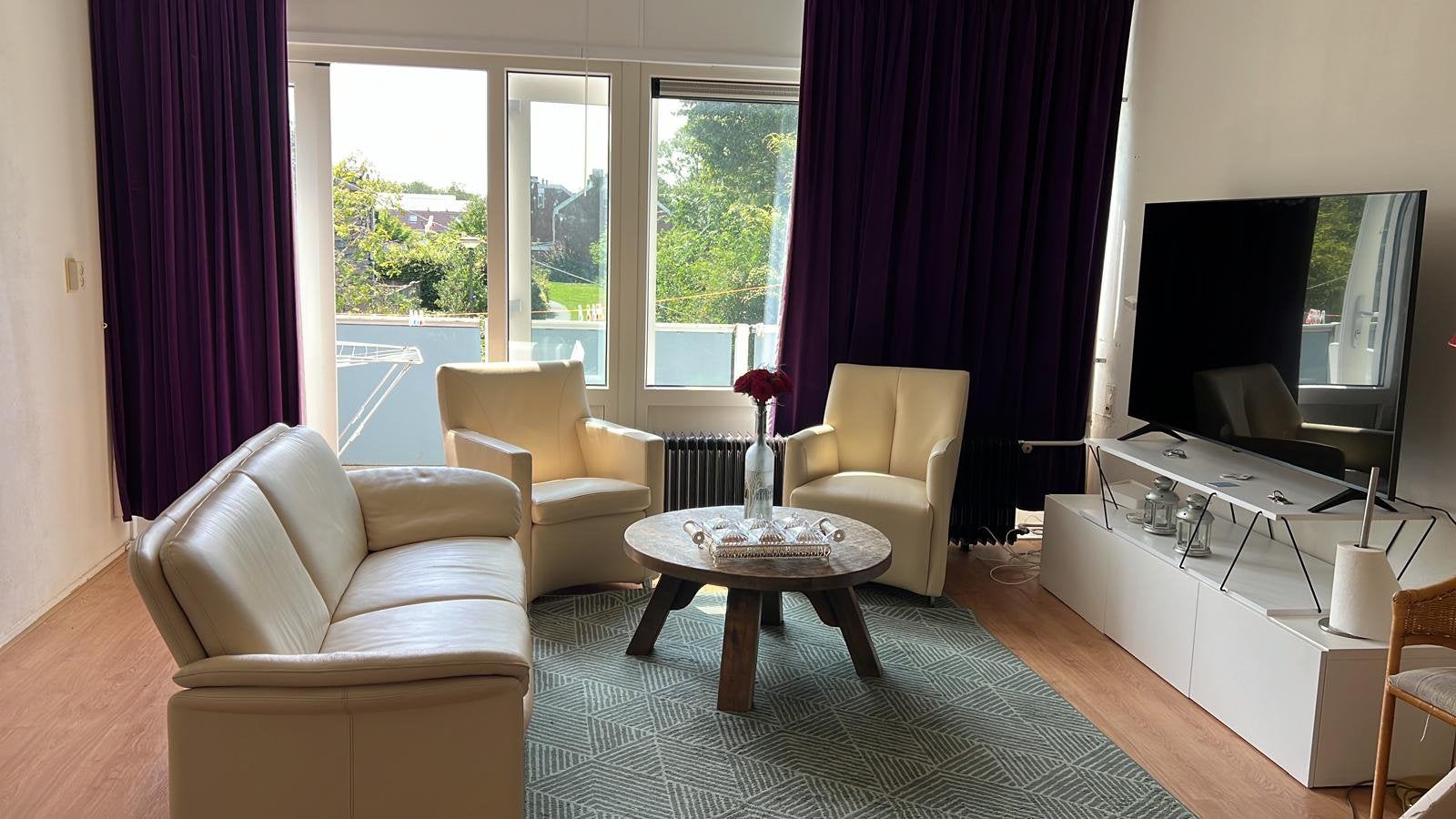 Luxe crèmekleurige bankstel – Zo goed als nieuw, Huizen en Kamers