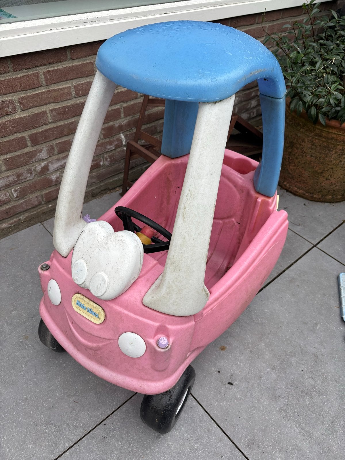 Roze Little Tikes Cozy Coupe Loopauto, Kinderen en Baby's, Speelgoed | Buiten | Voertuigen en Loopfietsen, Ophalen, Gebruikt, Loopvoertuig