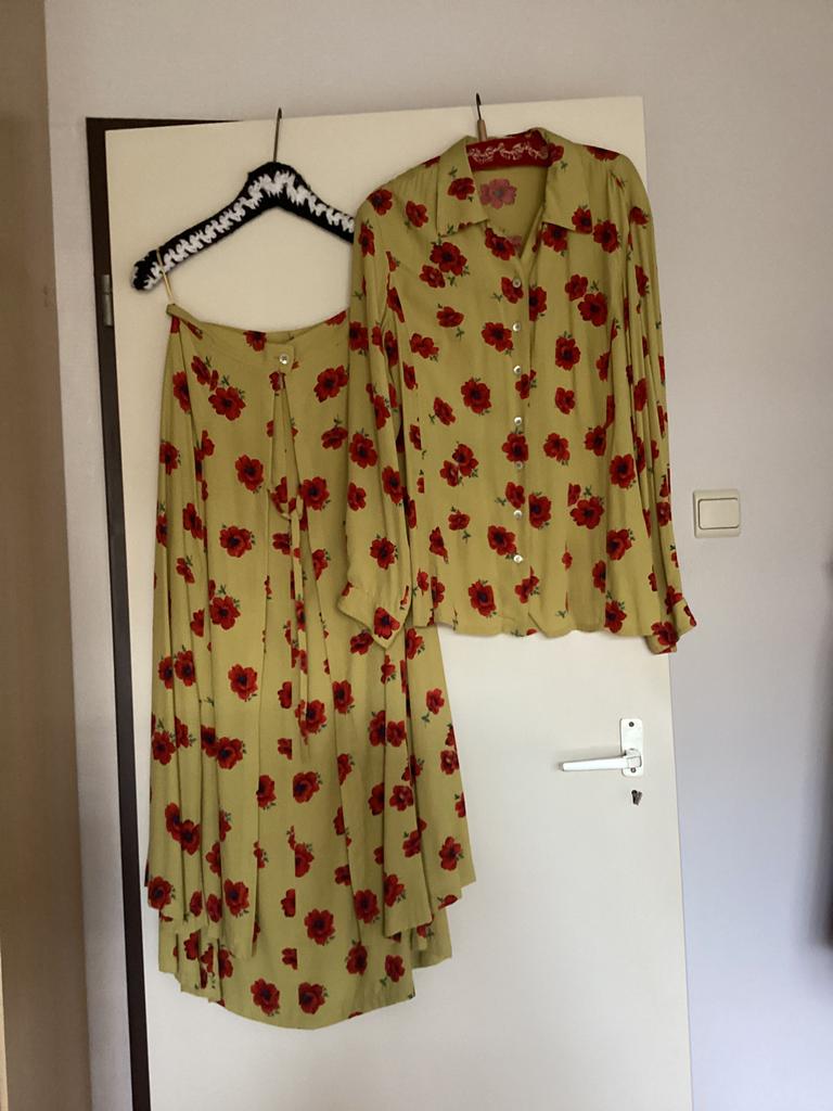 Vintage rok met bijpassende bloes van Oilily, Kleding | Dames, Ophalen of Verzenden, Nieuw, Maat 38/40 (M)