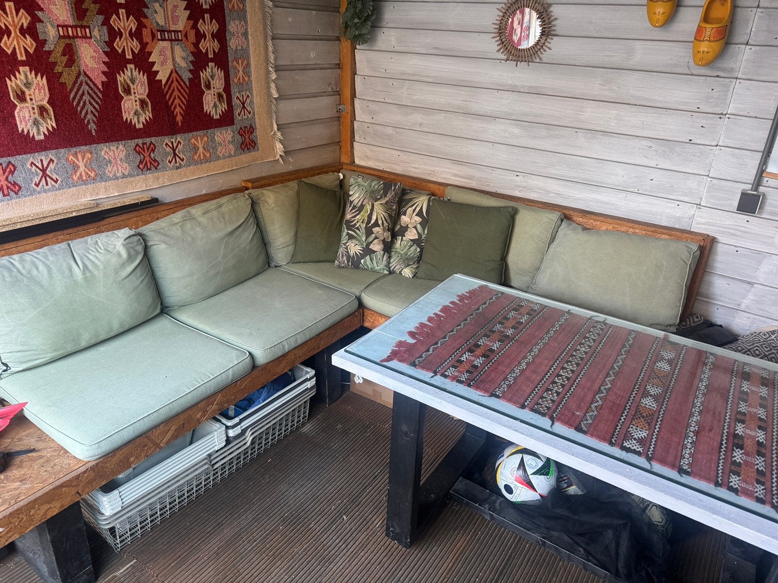 loungekussens 6 personen set tuinkussens, Tuin en Terras, Ophalen of Verzenden, Zo goed als nieuw