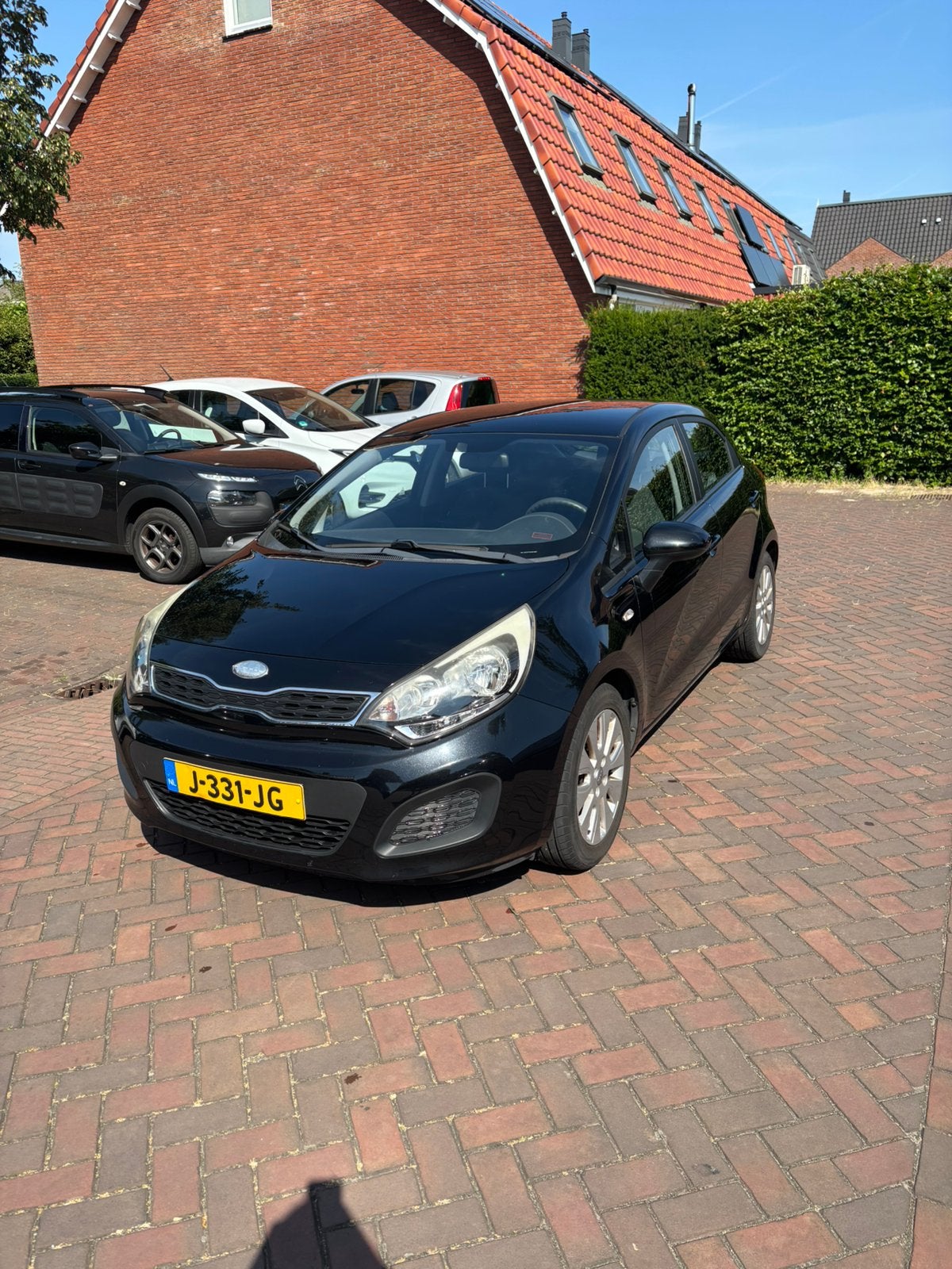 Kia Rio 1.2 I 5DRS 2013 Zwart, Voorwielaandrijving, 40 €/maand, 4 cilinders, 1054 kg