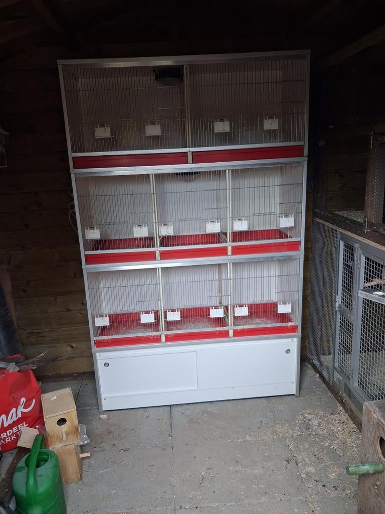Te koop kweek stelling 8, Dieren en Toebehoren, Ophalen, Hout, Vogelkooi