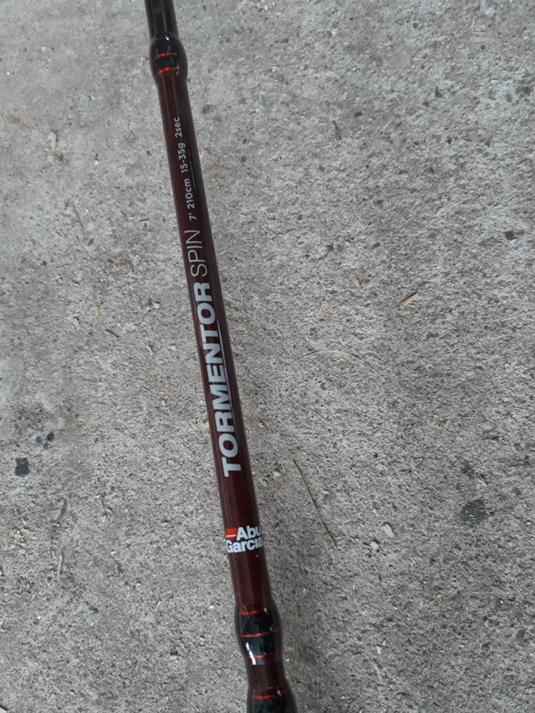 Abu garcia tormentor spin 210 15 35g 2 delig, Ophalen, Gebruikt, Werphengel