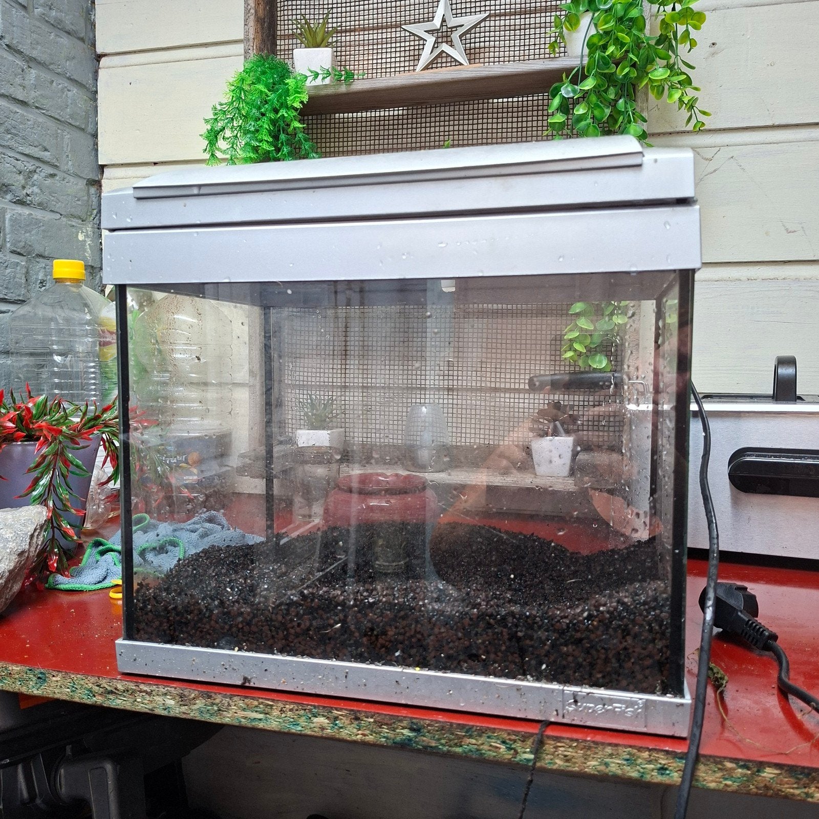 klein aquarium, Dieren en Toebehoren, Ophalen, Gebruikt, Leeg aquarium