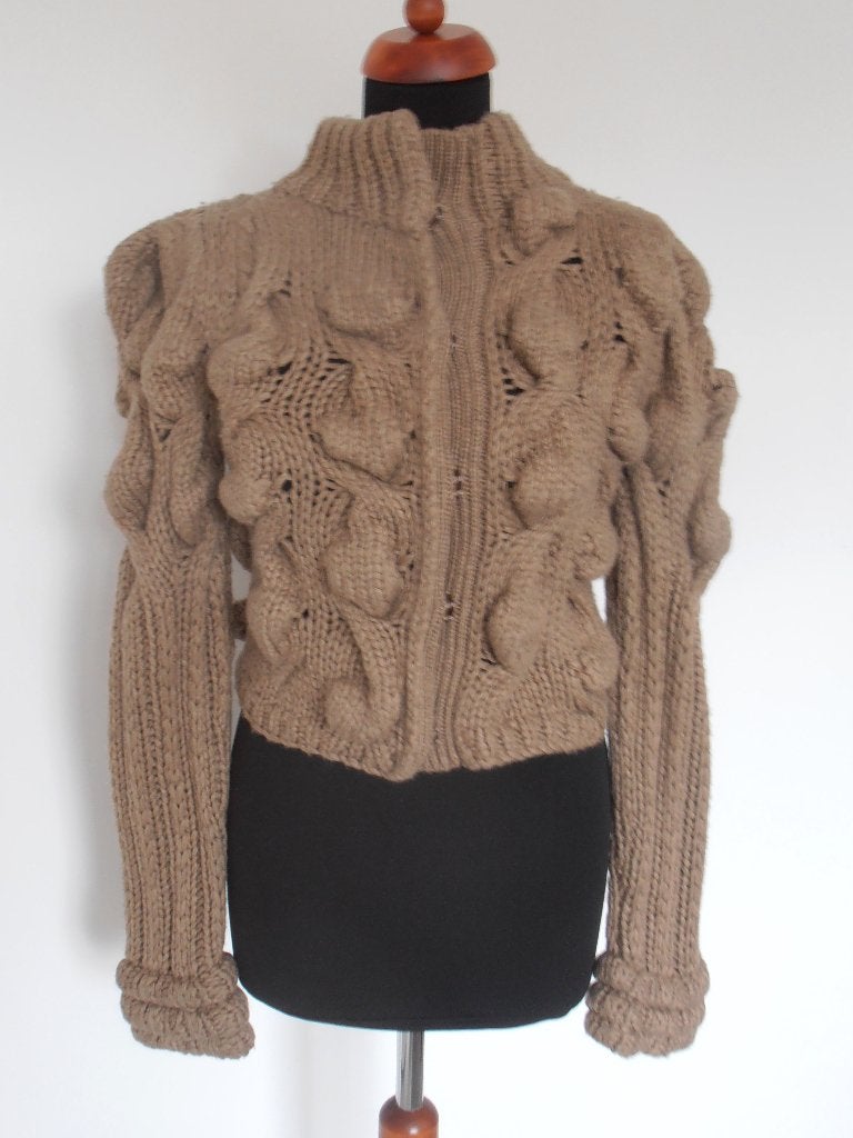 Hugo Boss - prachtig bruin alpaca wollen vest - 36 (S), Bruin, Verzenden, Zo goed als nieuw, Maat 36 (S)