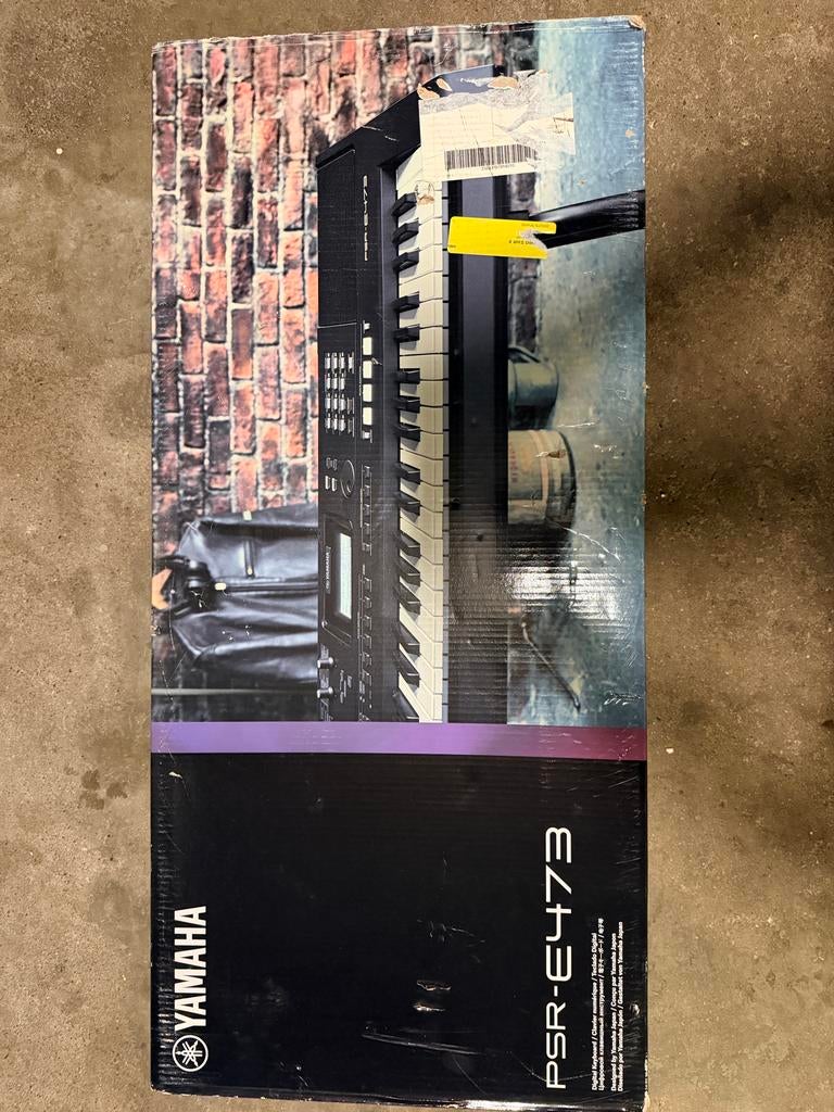 Yamaha PSR-E473 Keyboard - Nieuw in doos, Muziek en Instrumenten, 61 toetsen, Ophalen of Verzenden, Aanslaggevoelig, Nieuw
