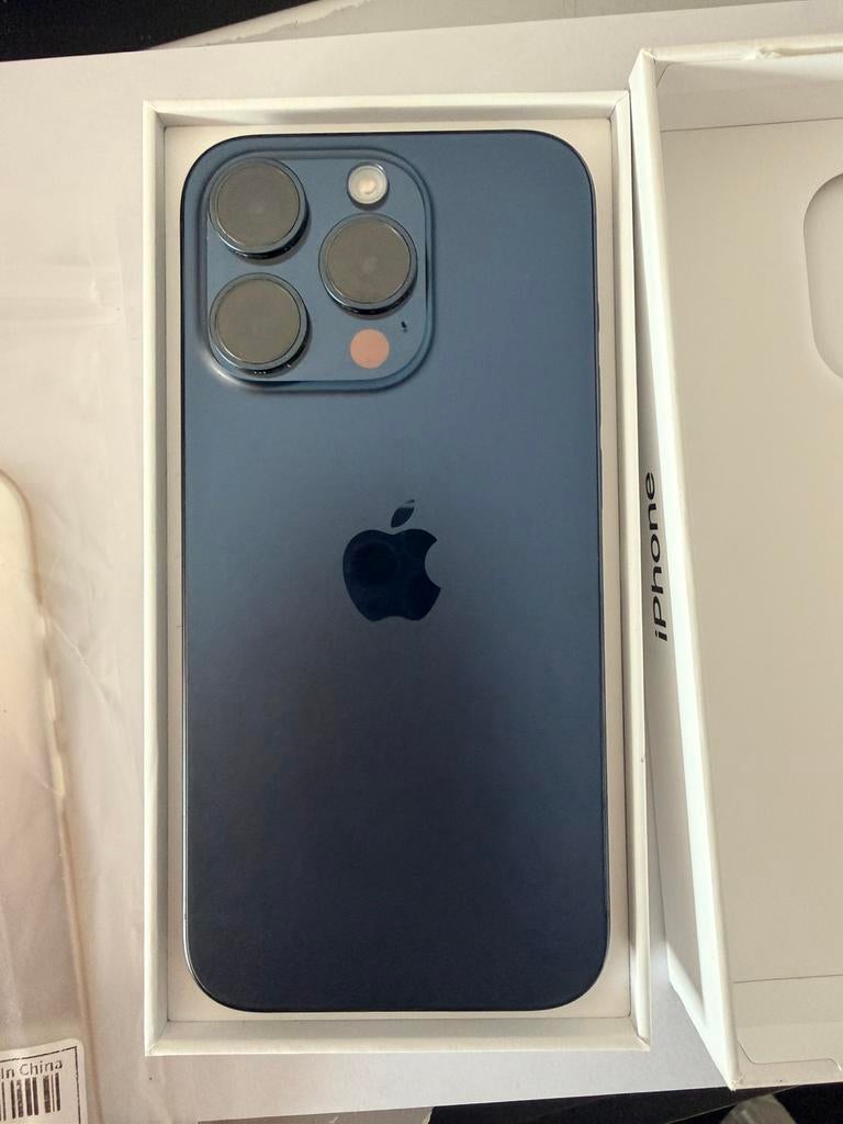 iPhone 15 Pro, Ophalen, 83 %, 128 GB, Blauw
