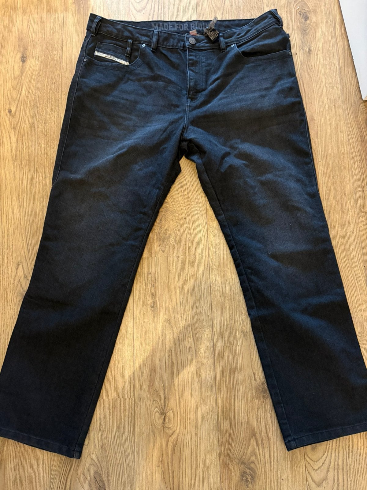John Doe Taylor zwarte motorjeans 40/32, Motoren, Verzenden, Nieuw zonder kaartje, Heren, Broek | textiel