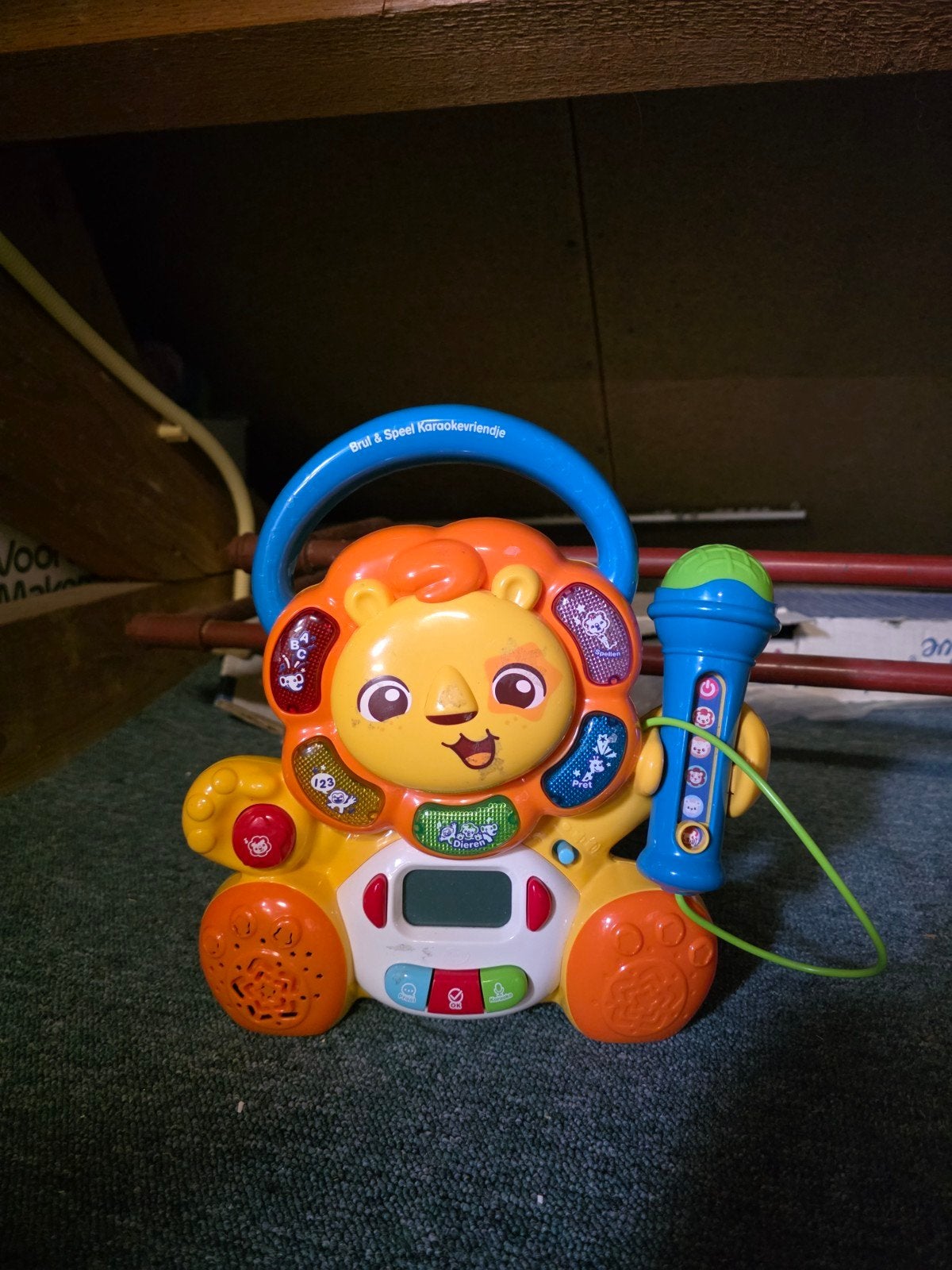 VTech Brul & Speel Karaokevriendje Leeuw met microfoon, Ophalen, Gebruikt, Overige typen, Met licht