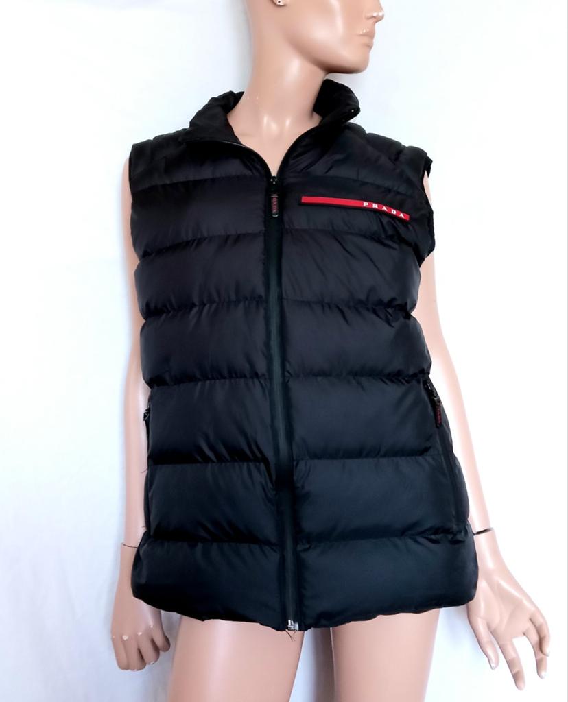 PRADA Bodywarmer , Maat 42 - 44, Ophalen of Verzenden, Zo goed als nieuw, Maat 42/44 (L), Zwart