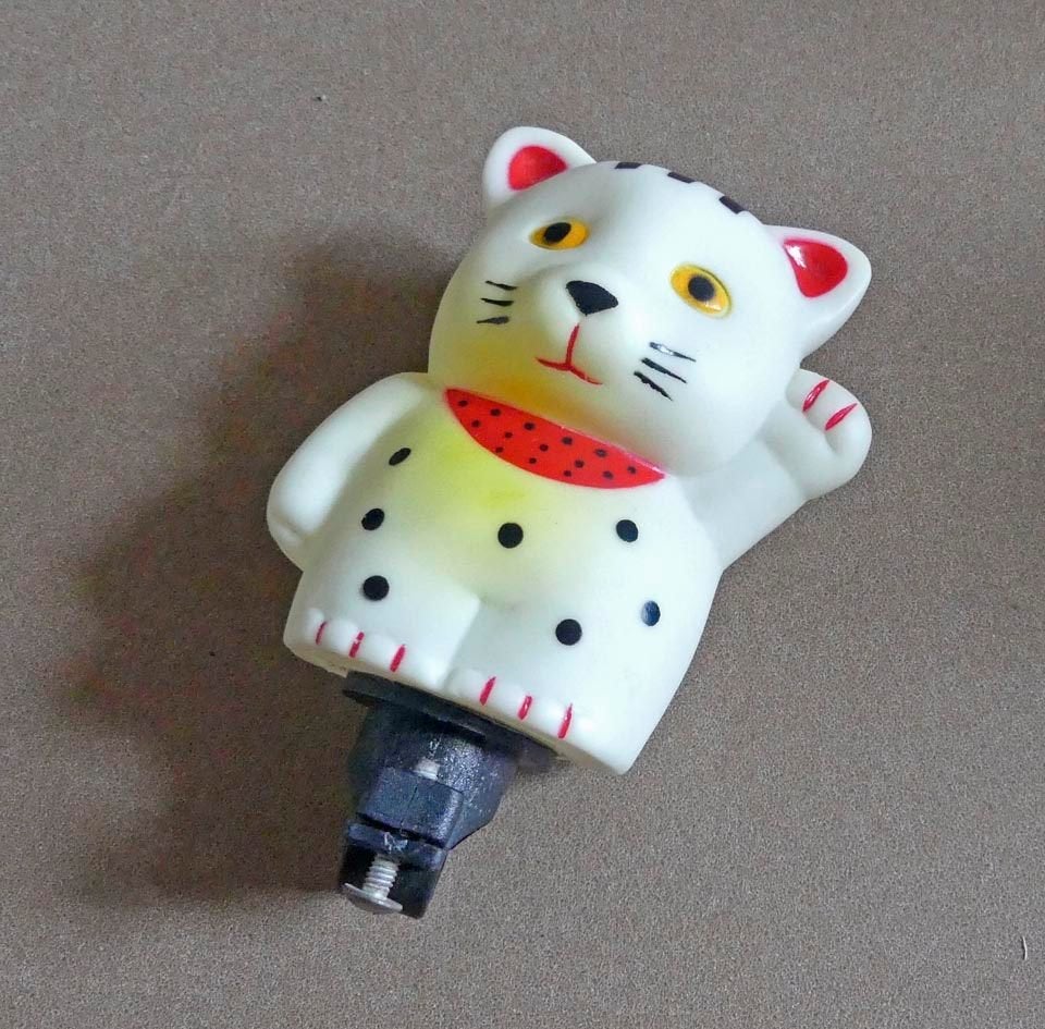 Fietsbel kat poes toeter voor op kinderfiets Maneki Neko, Fietsen en Brommers, Ophalen of Verzenden, Gebruikt