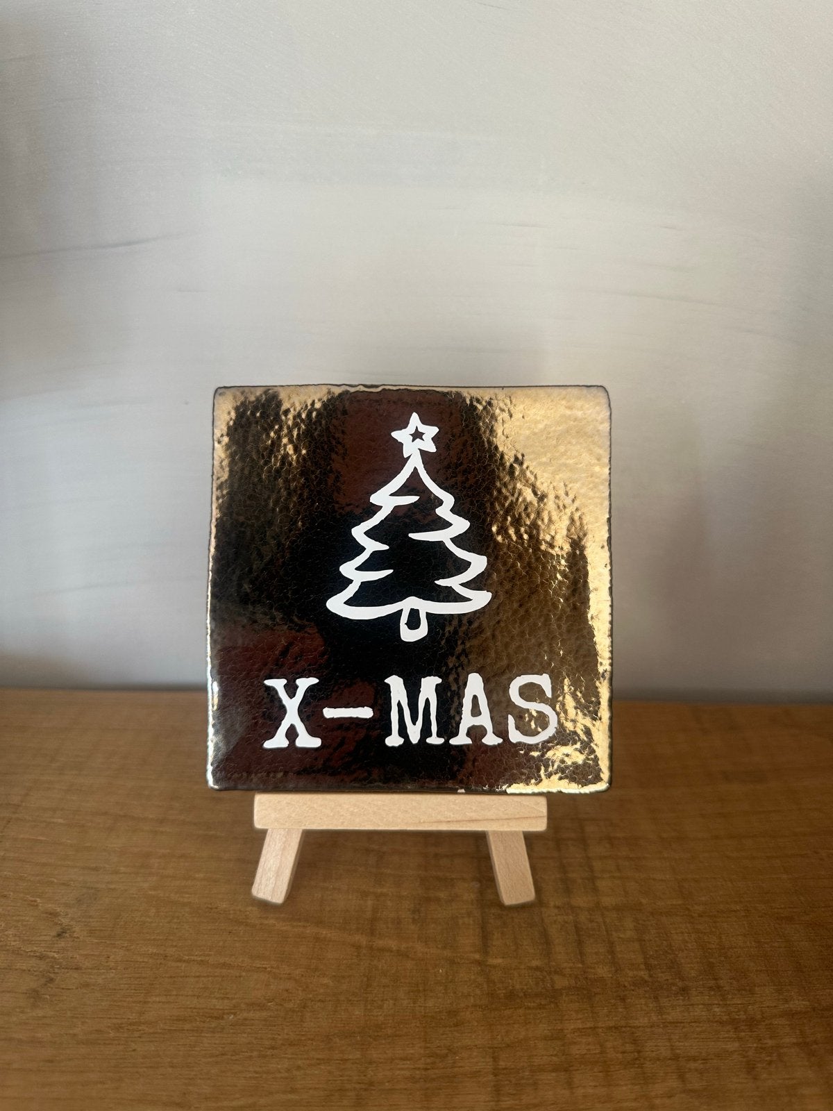 Tegeltje met kerst tekst - relatiegeschenk, Ophalen of Verzenden, Nieuw