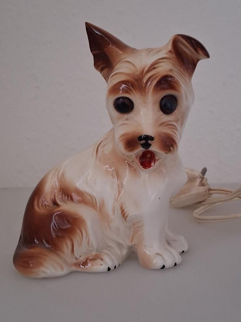 Zeldzame Carl Scheidig Honden Parfumlamp rooklamp Jaren '30, Antiek en Kunst, Ophalen of Verzenden