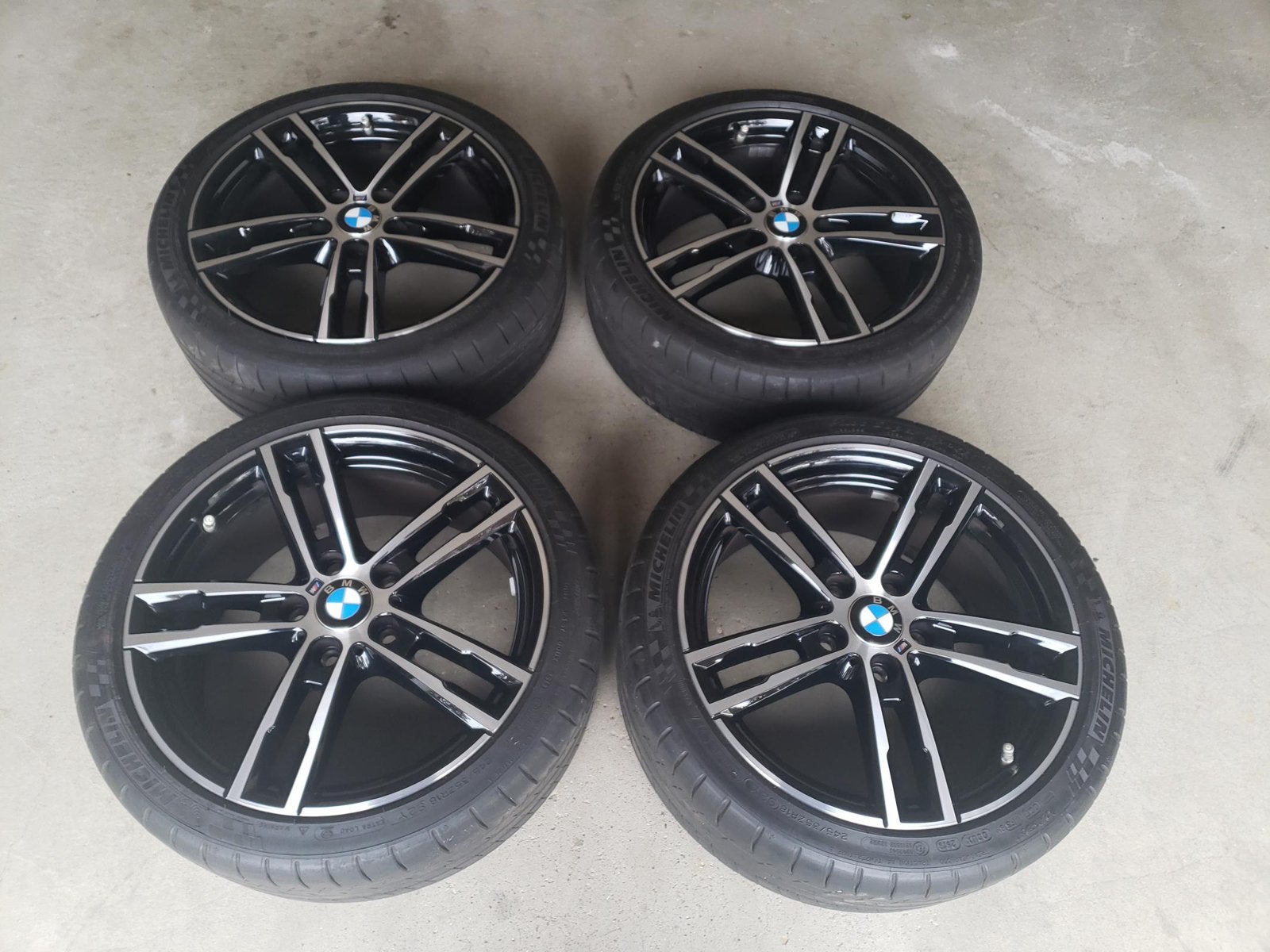 BMW 18 INCH 719M Bi Color breedset Michelin Super Sport F2X, 18 inch, 245 mm, Banden en Velgen, Ophalen of Verzenden
