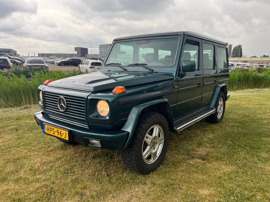 Mercedes G320 G-klasse 9 persoons 1980, Auto's, Automaat, Zwart, Open dak, Bedrijf
