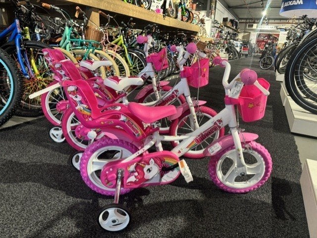 Dino Bikes Unicorn Kinderfietsen 10 tot 16 inch, Ophalen of Verzenden, Nieuw, Velgrem, Minder dan 16 inch
