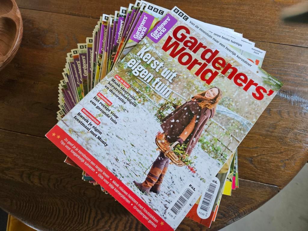 54 Gardeners' World tijdschriften 2019-2024, Ophalen, Zo goed als nieuw, Wetenschap en Natuur